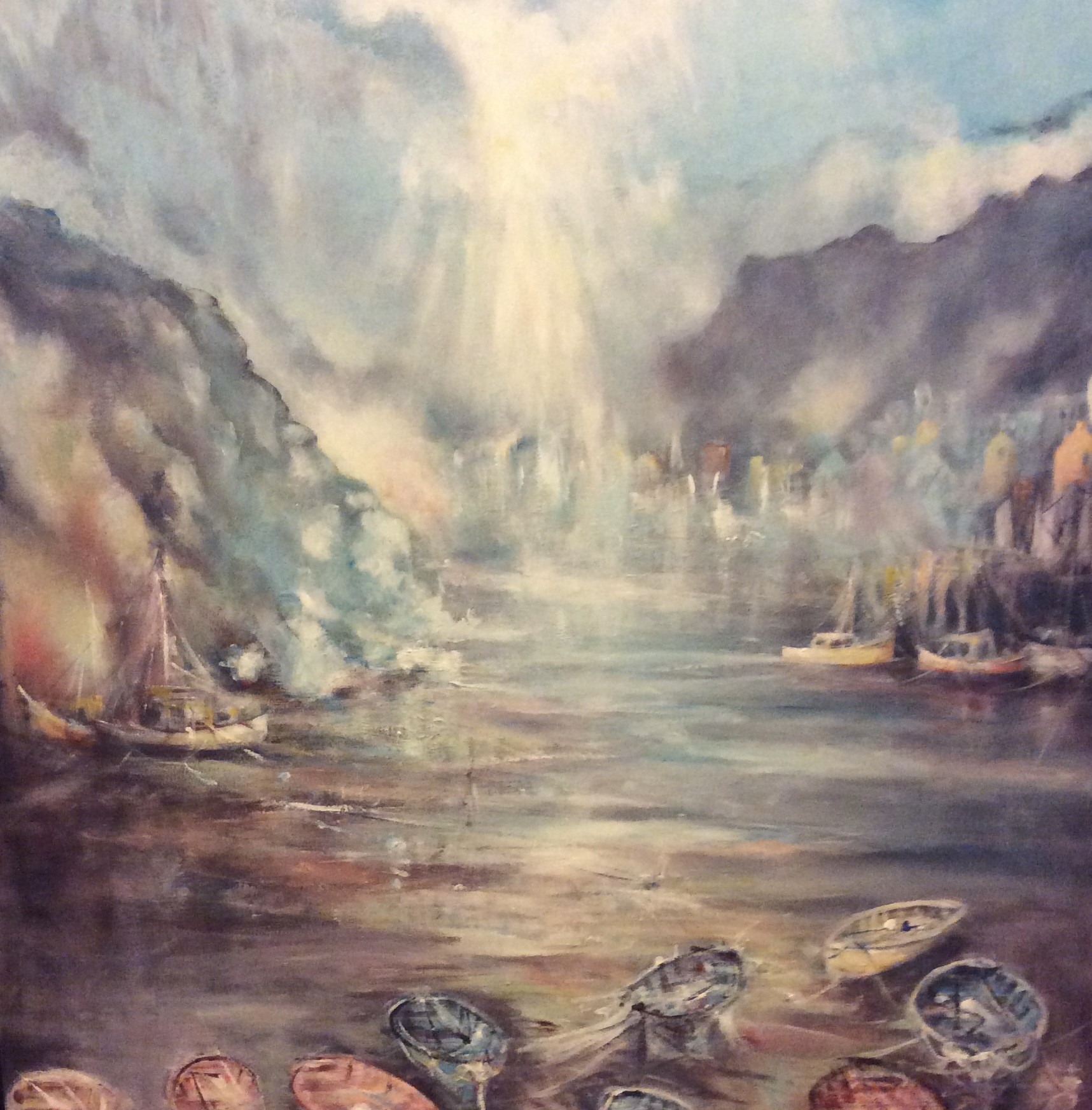 A yorkshire coastal scene