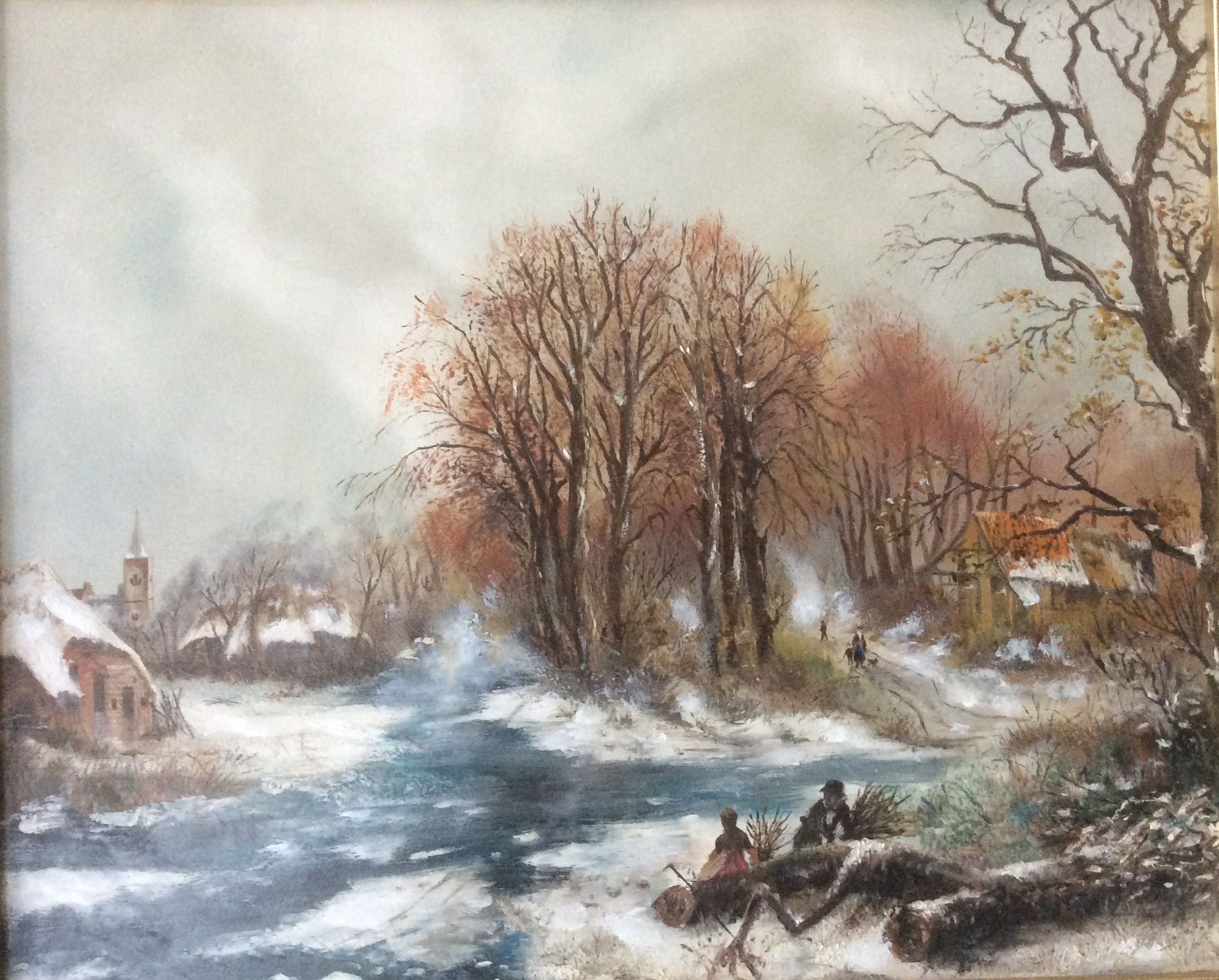 Frosty winter scene