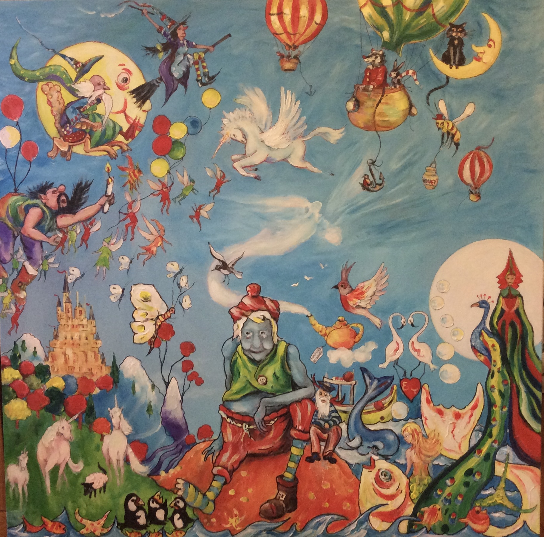 Childrens cartoon art