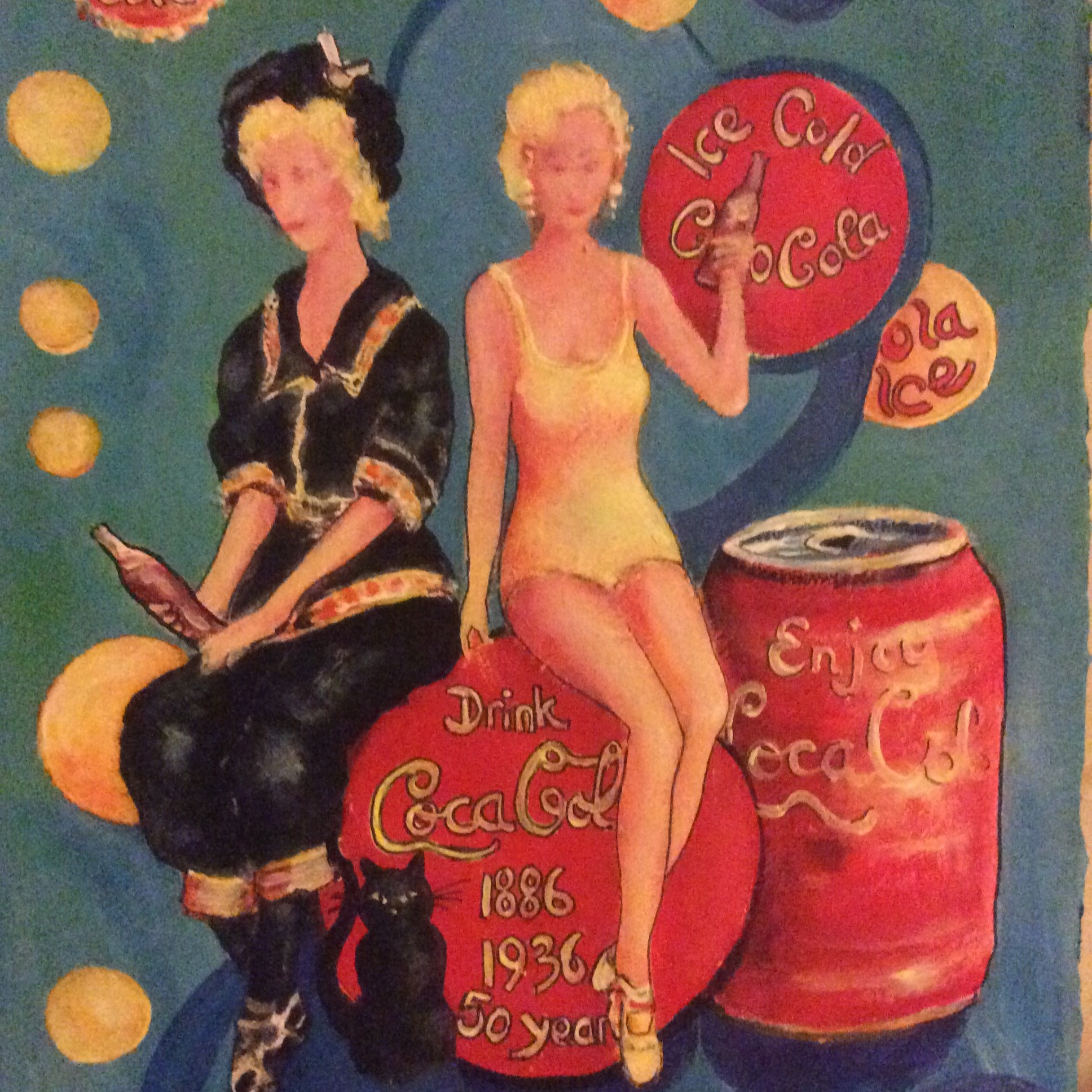 A copy of a coca cola advert