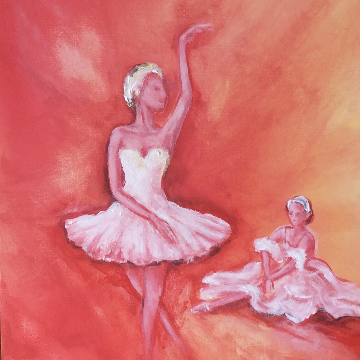 A ballerina duo
