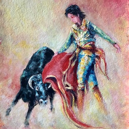 A spanish bull fight